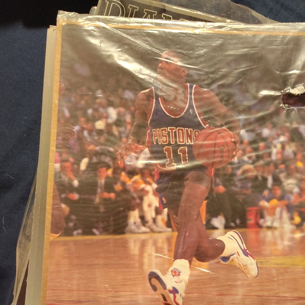 Pistons Basketball Trading Card